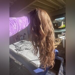 Luxurious Brown long wig